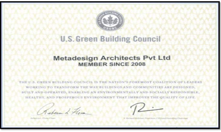 US green building council certificate